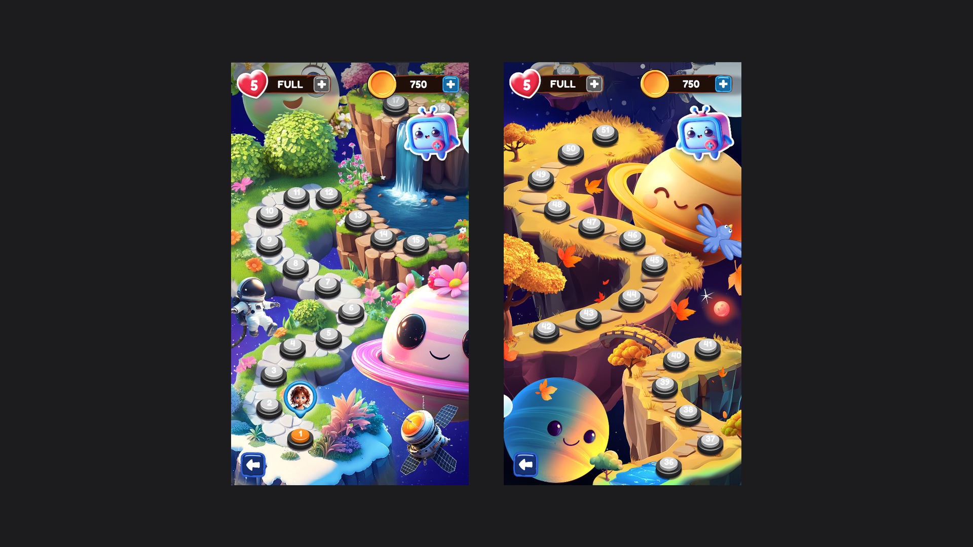 Cosmo Puzzle on the iOS and Android app stores
