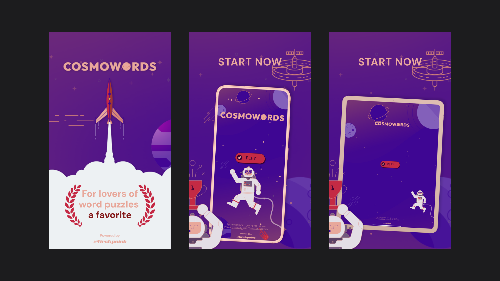CosmoWords on the iOS and Android app stores