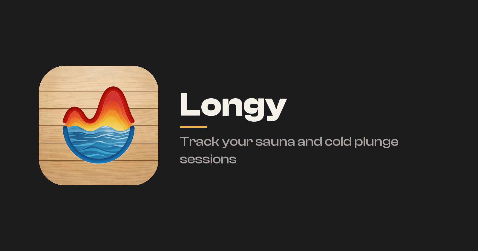 Introducing Longy: Track Your Sauna and Cold Plunge Sessions