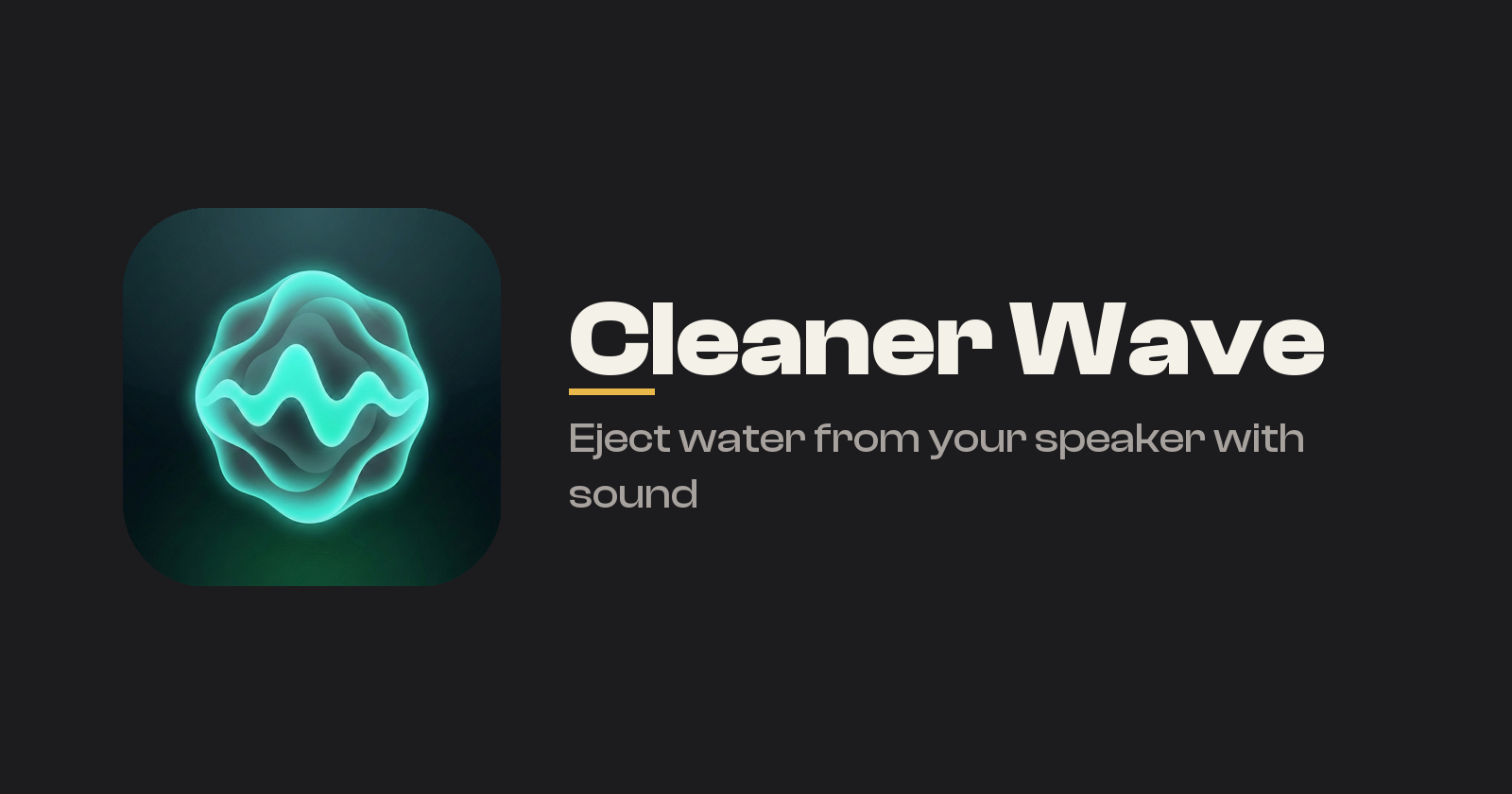 Introducing Cleaner Wave: Eject Water From Your Phone Speaker
